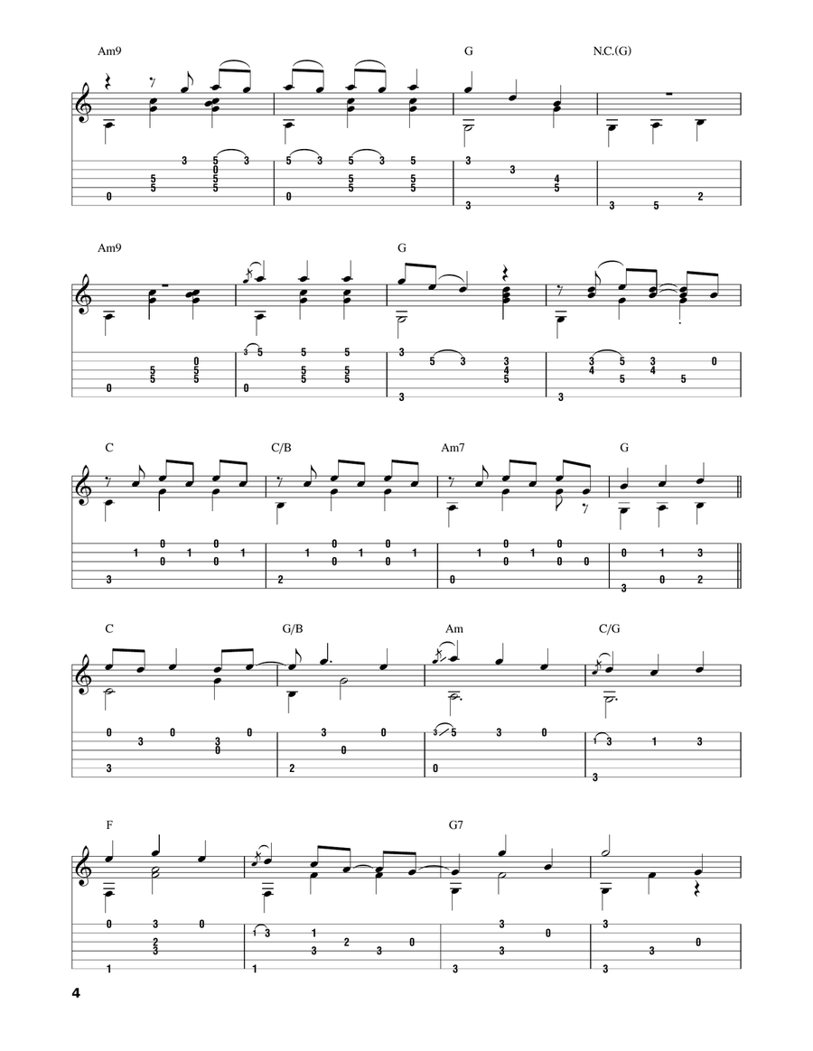 Mr. Bojangles Electric Guitar scores gallery preview page 4