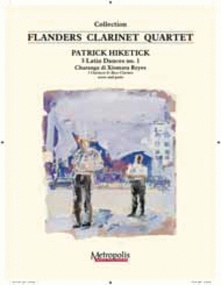 Book cover for Latin Dances no.1 (Charanga) for Clarinet Quartet