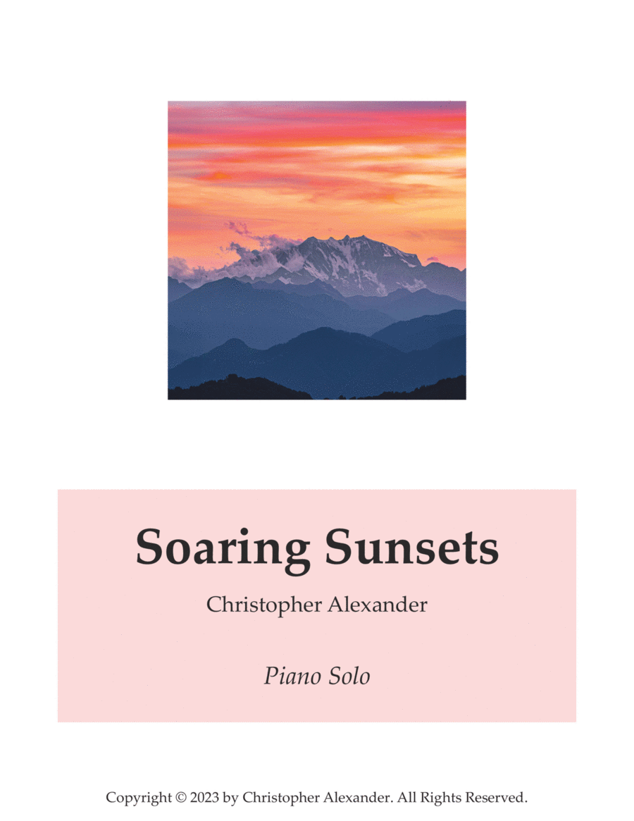 Soaring Sunsets Soaring Sunsets Piano Solo scores gallery preview page 1