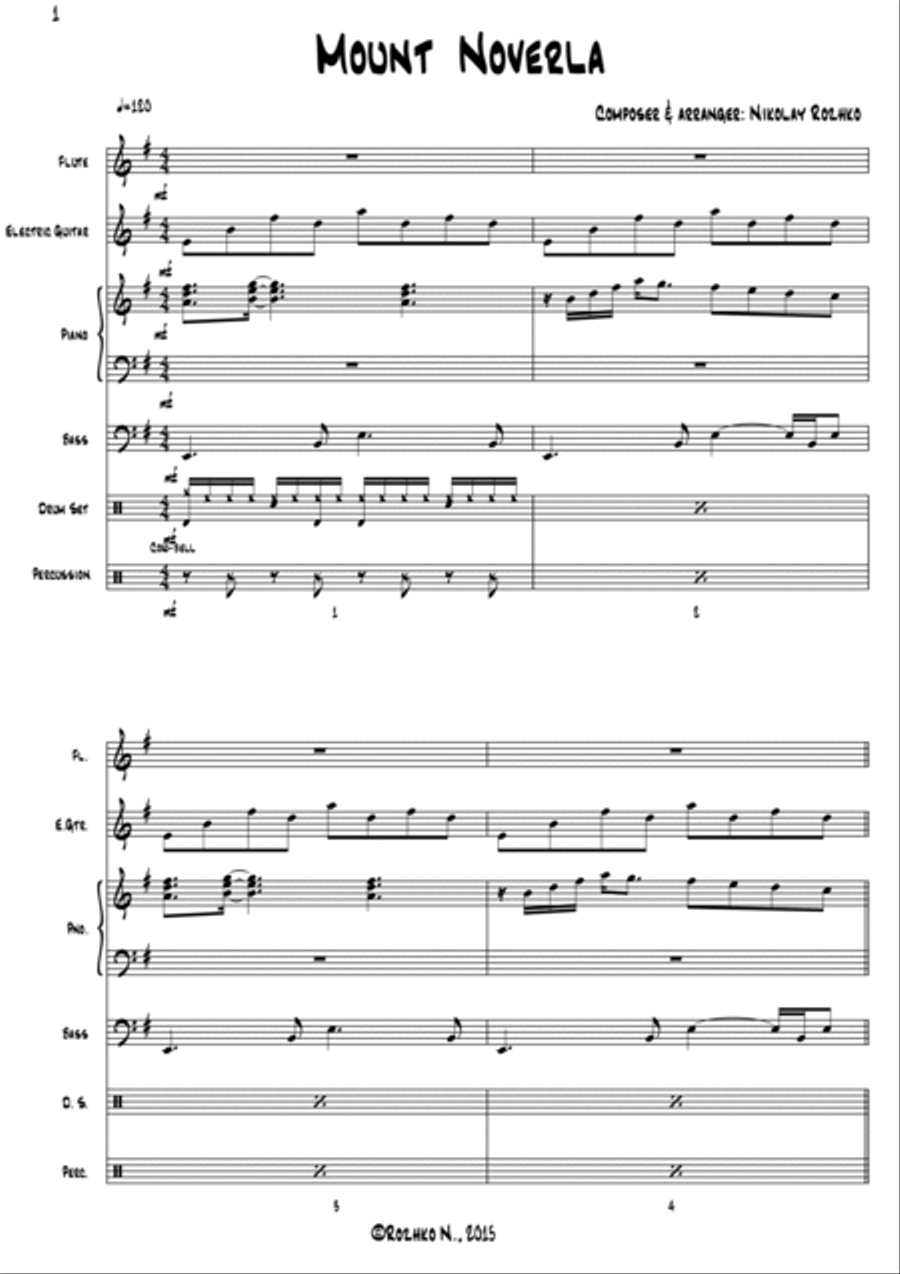 Mount Hoverla (Ukrainian Folk) Chamber Orchestra scores gallery preview page 2
