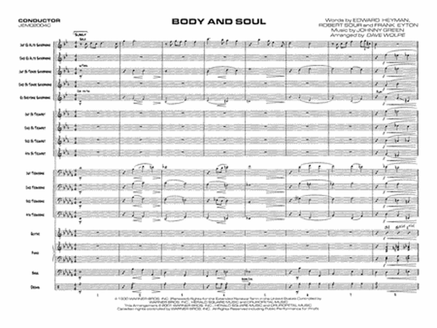 Body and Soul: Score