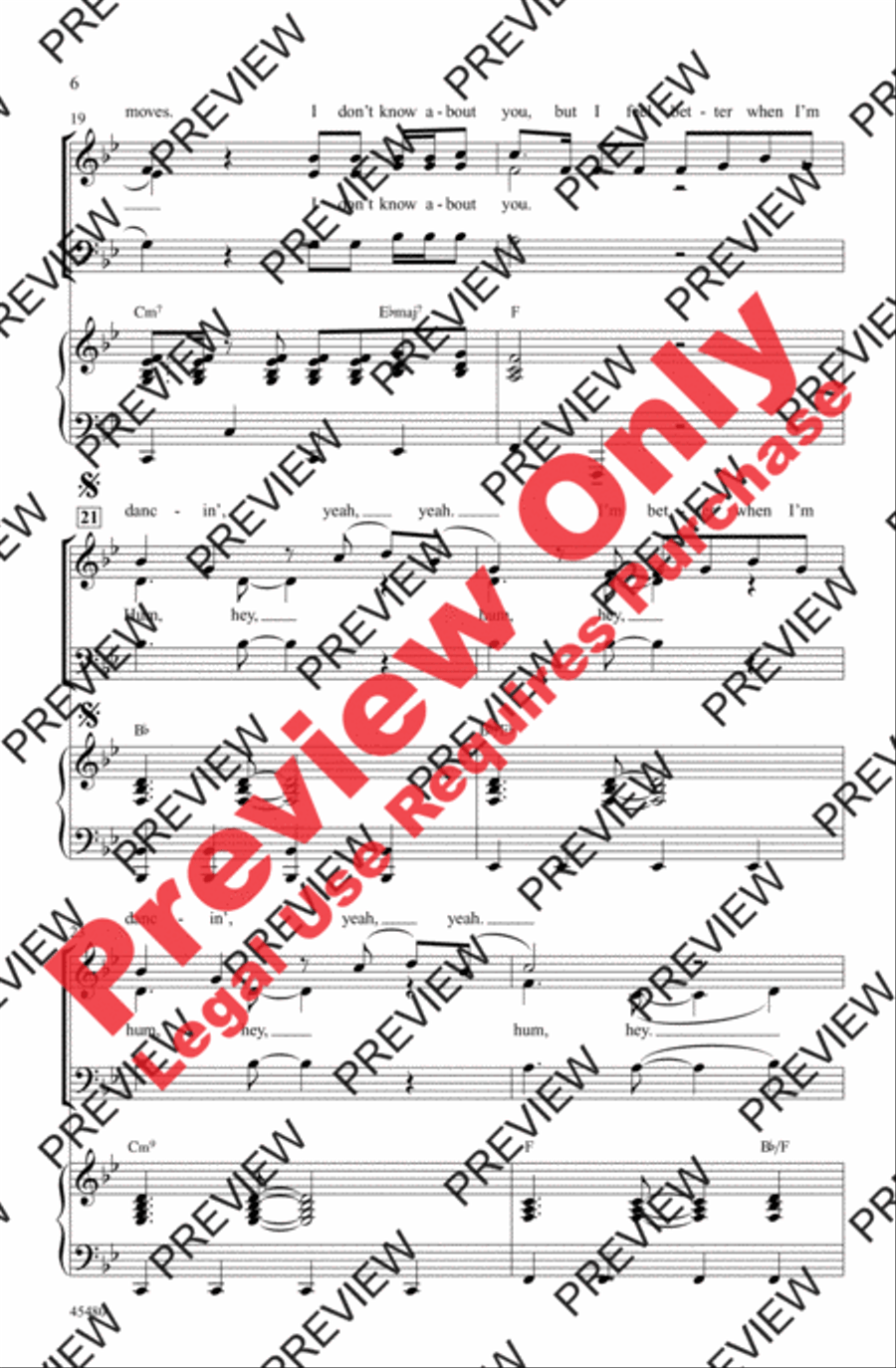 Better When I'm Dancin' 3-Part scores gallery preview page 5