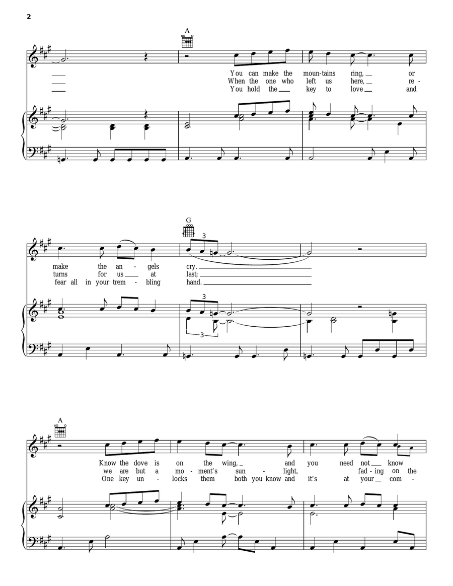 Let's Get Together Piano, Vocal, Guitar scores gallery preview page 2