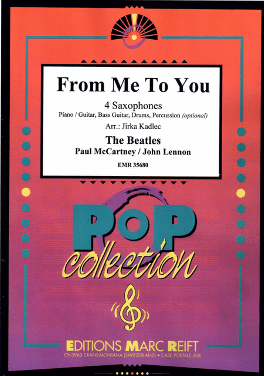 From Me To You Saxophone Ensemble scores gallery preview page 1