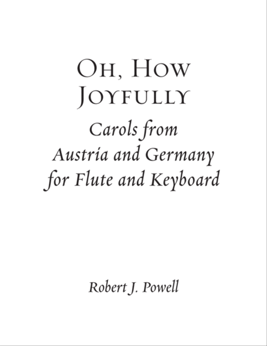 Oh How Joyfully Flute scores gallery preview page 2