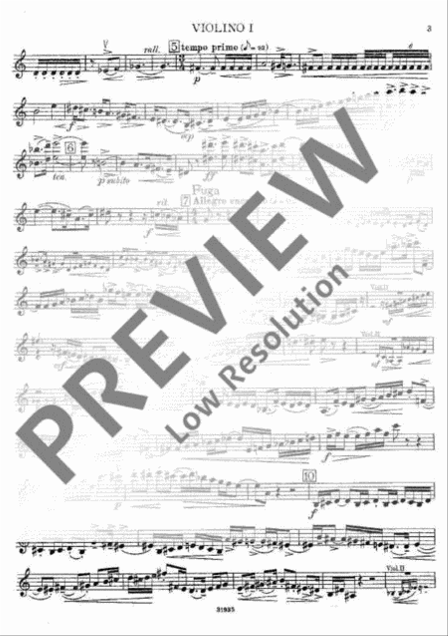 String quartet No. 3 String Quartet scores gallery preview page 5
