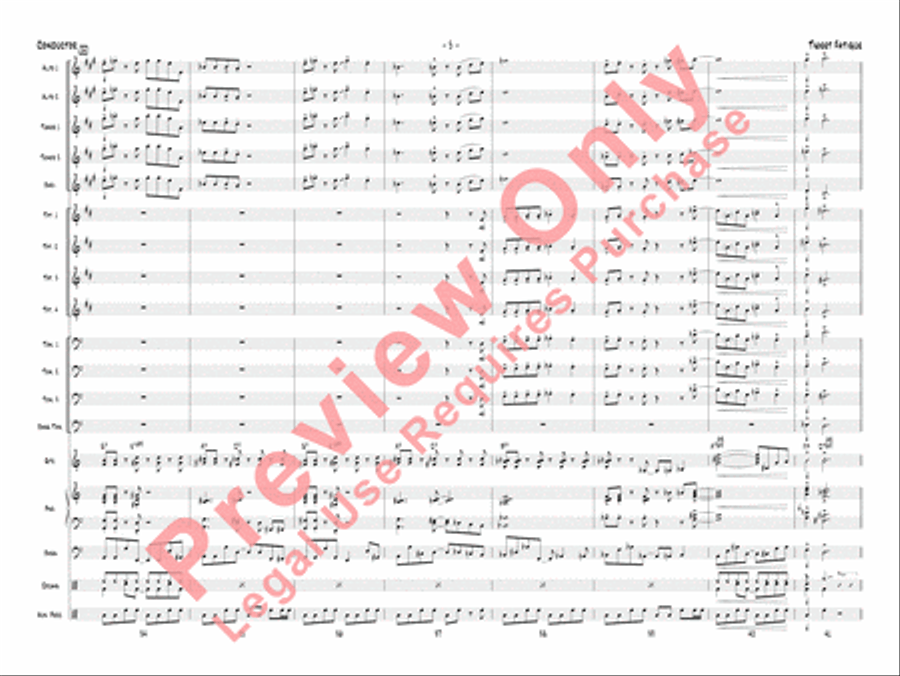 Tweet Fatigue Jazz Ensemble scores gallery preview page 8
