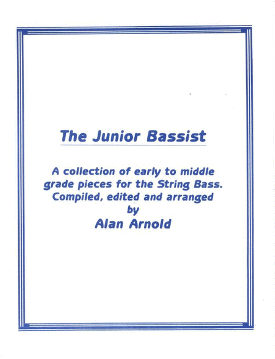 The Junior Bassist Double Bass scores gallery preview page 1