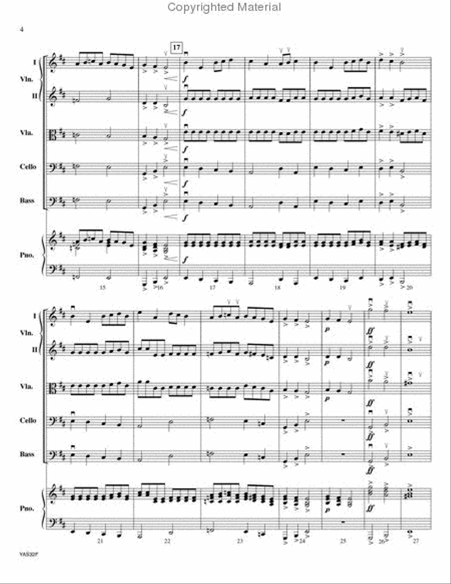 Swords of Evolution String Orchestra scores gallery preview page 3