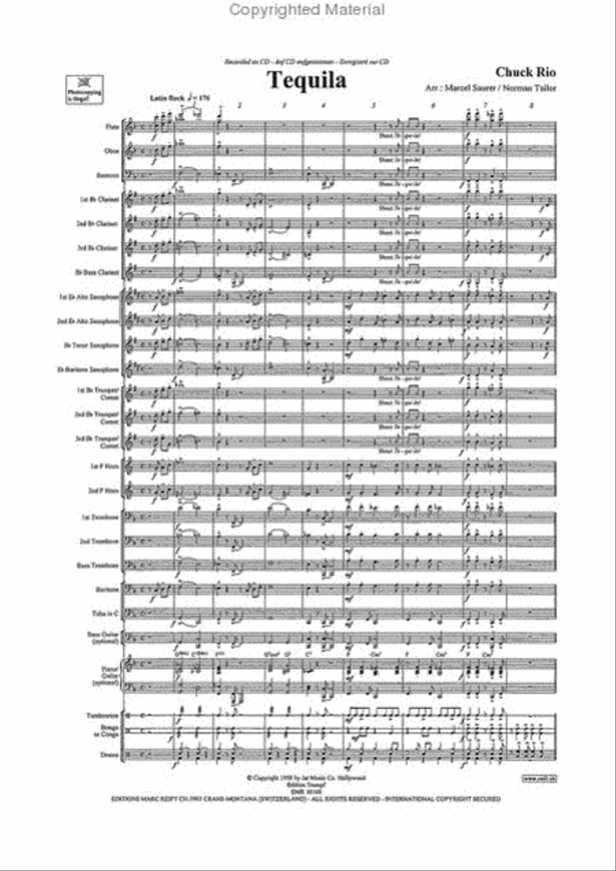Tequila Concert Band scores gallery preview page 3