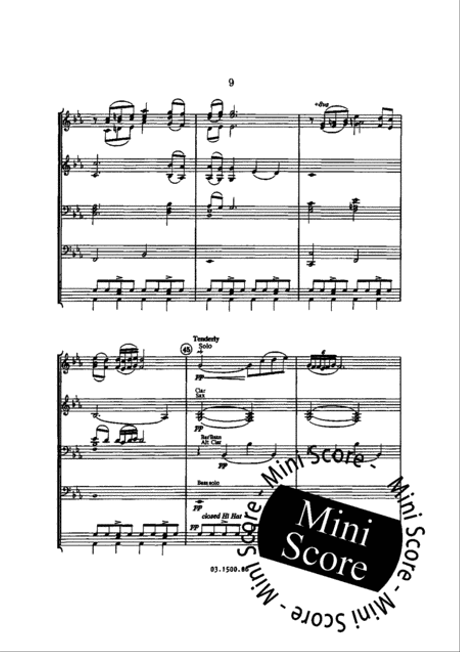 Air Nostalgique Fanfare Band scores gallery preview page 13