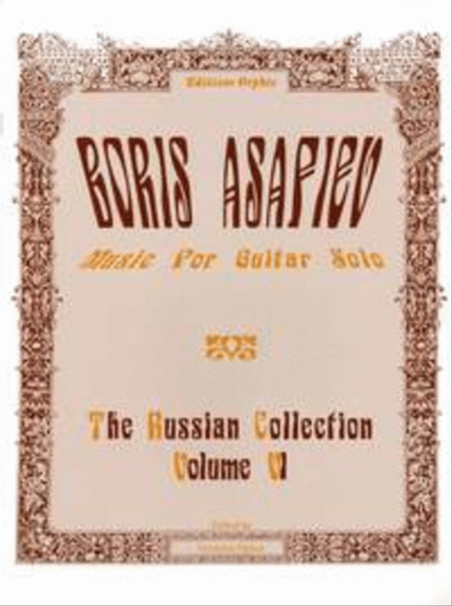 The Russian Collection Volume 6 Guitar scores gallery preview page 1