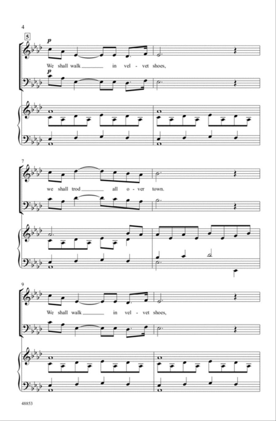 Velvet Shoes Velvet Shoes Choir scores gallery preview page 2