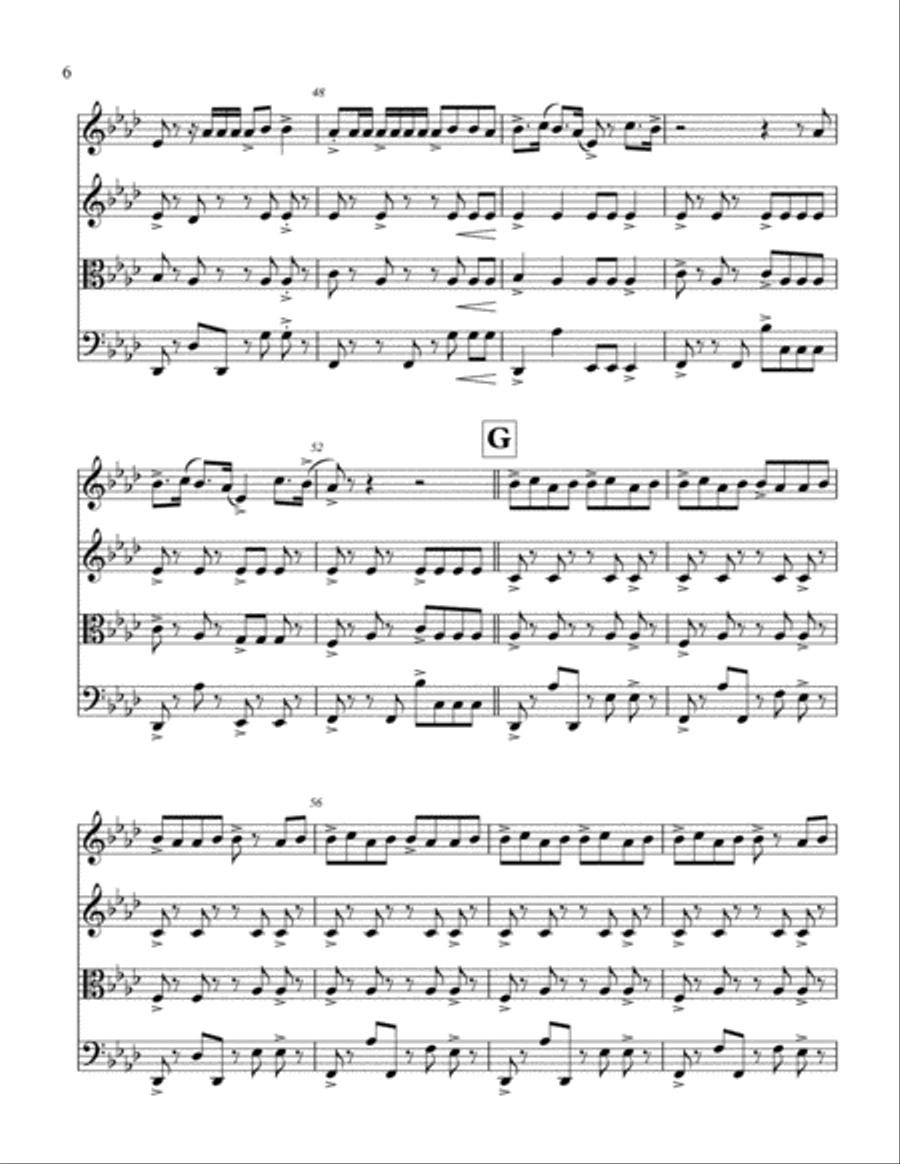 Closer String Quartet scores gallery preview page 6
