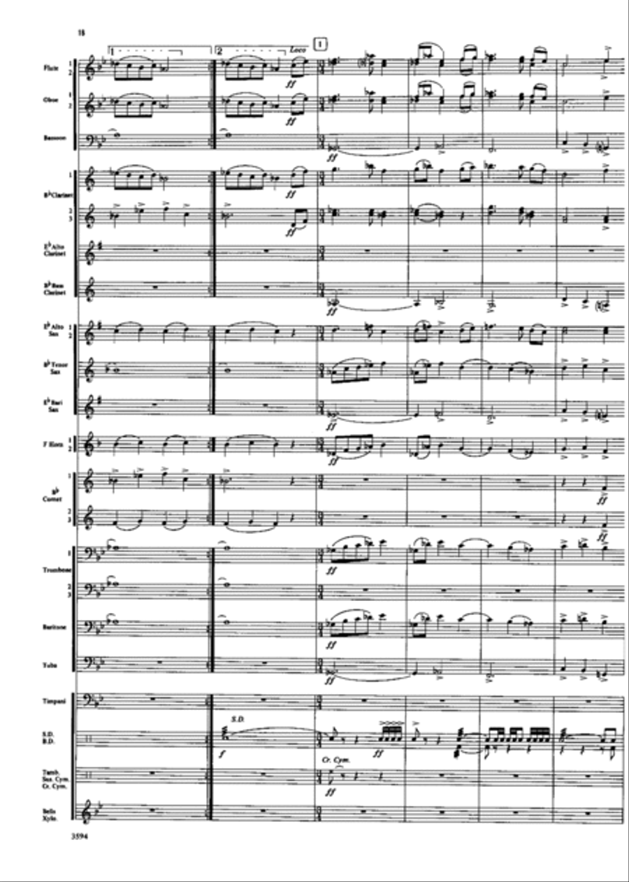 A Rainbow Bridge A Rainbow Bridge Concert Band scores gallery preview page 16