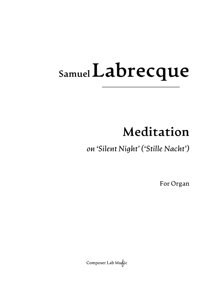 Meditation on 'Silent Night' ('Stille Nacht') image number null
