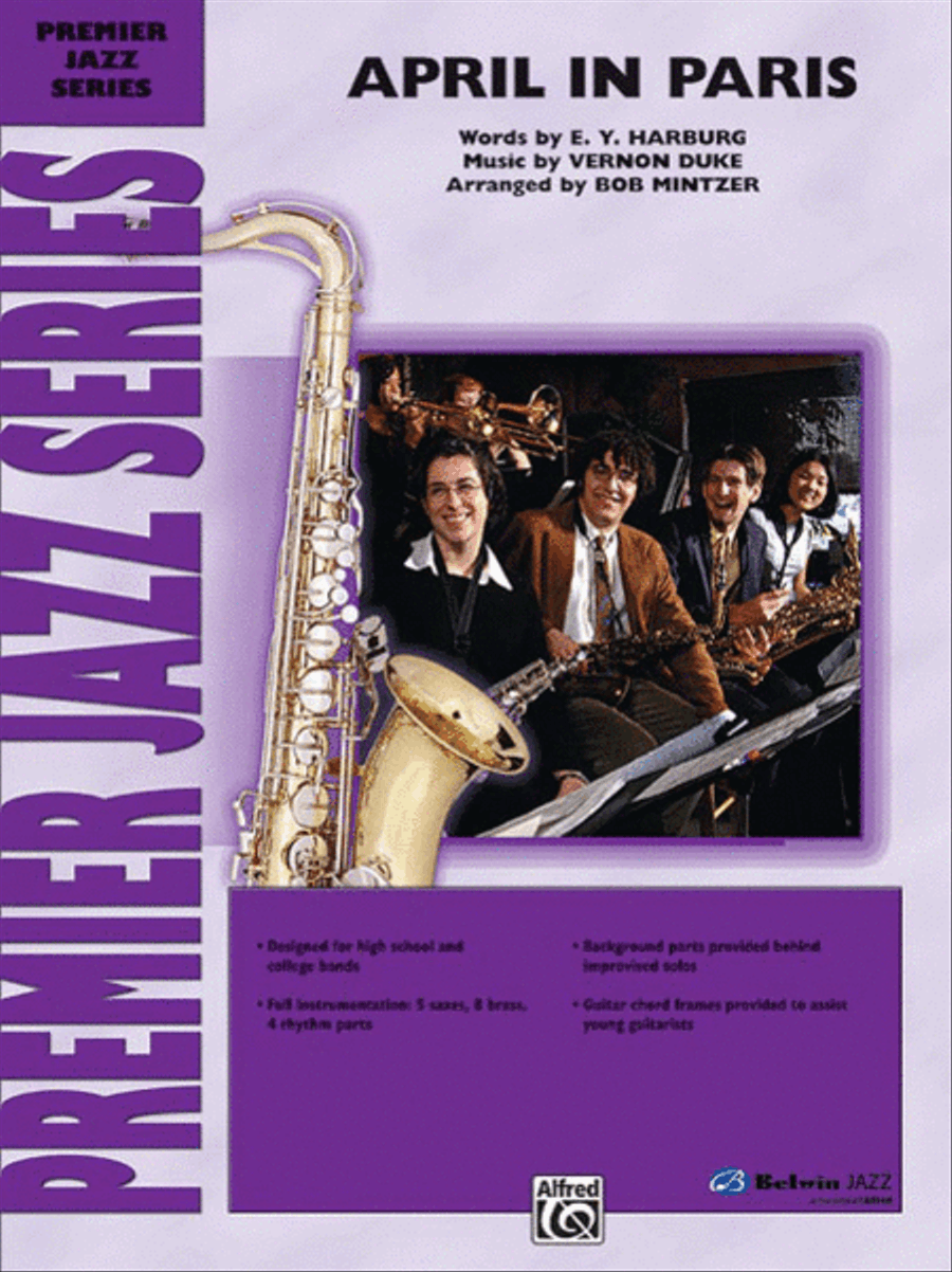 April in Paris Jazz Ensemble scores gallery preview page 1