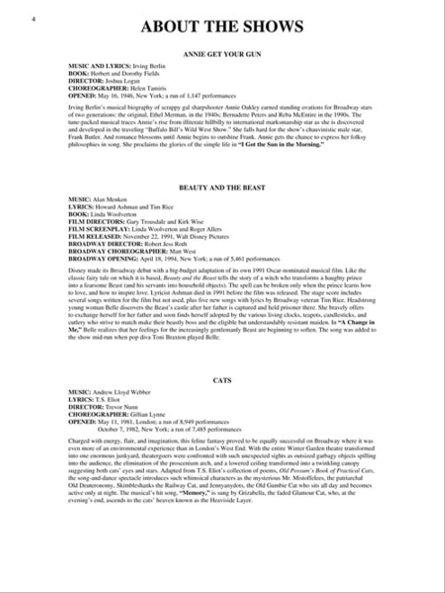 The Singer's Musical Theatre Anthology – Teen's Edition Mezzo-Soprano Voice scores gallery preview page 8