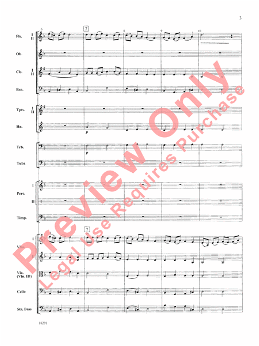 Hungarian Air and Dance Full Orchestra scores gallery preview page 4