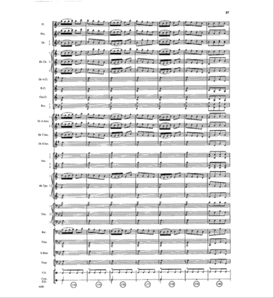 Farandole Concert Band scores gallery preview page 27