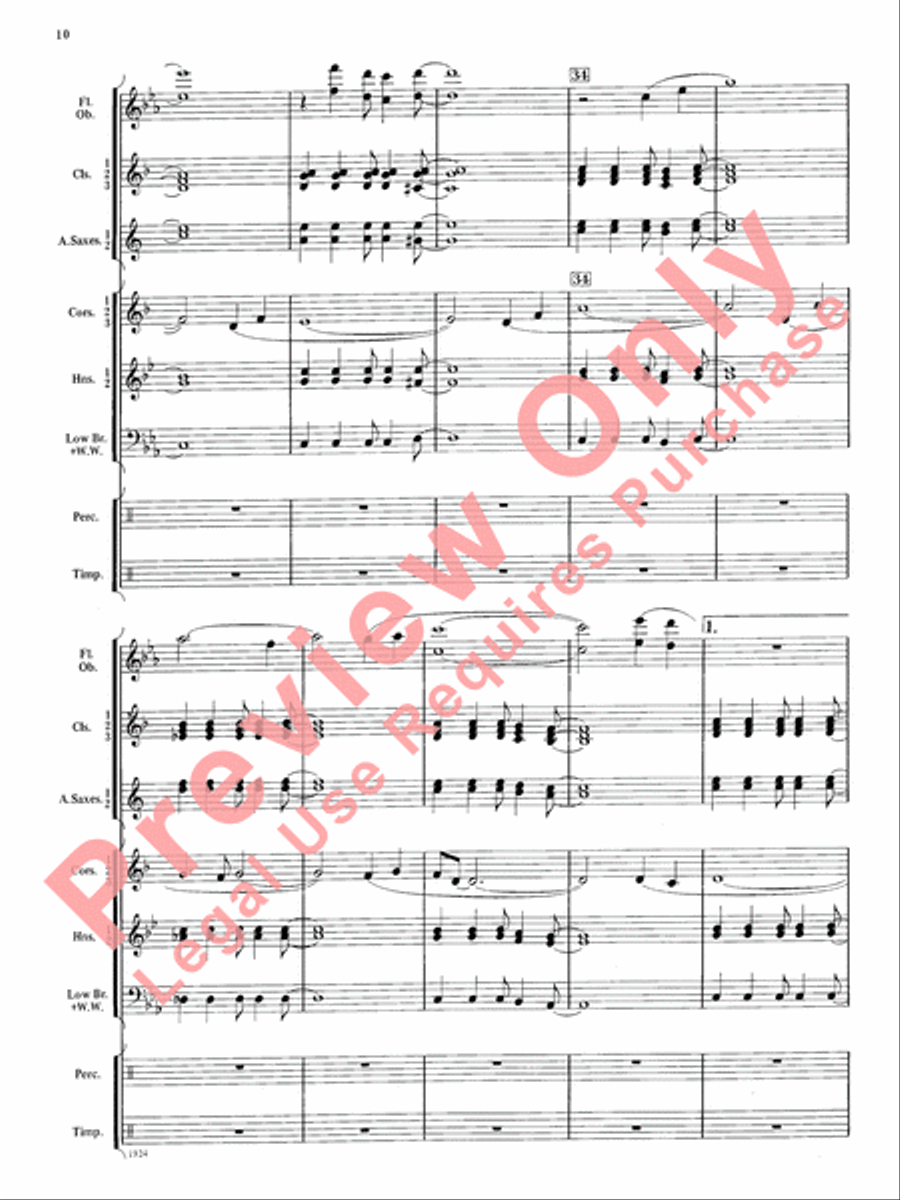 Three Kentucky Sketches Three Kentucky Sketches Concert Band scores gallery preview page 11