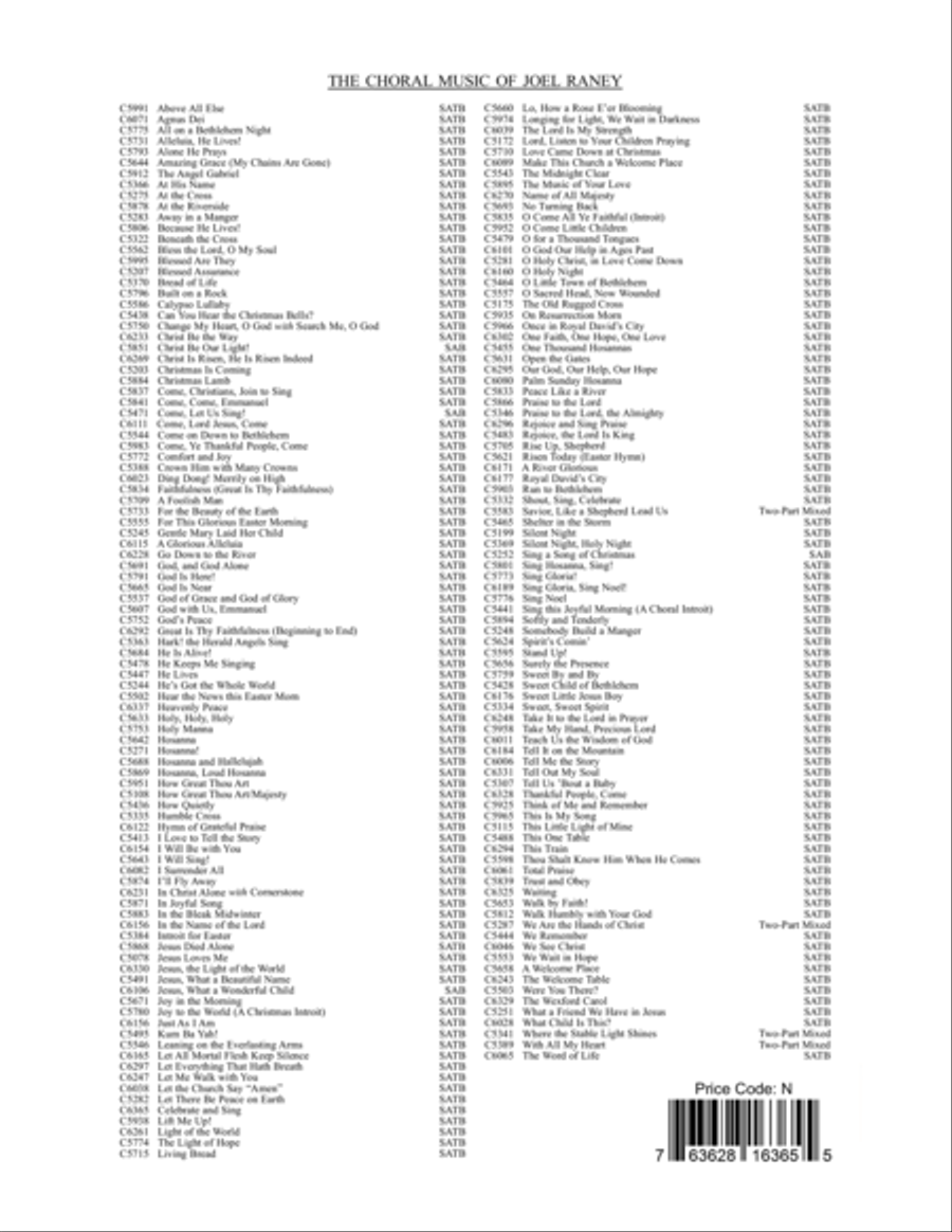 Celebrate and Sing Celebrate and Sing 4-Part scores gallery preview page 16