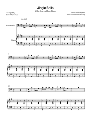 Jingle Bells (for Cello and Easy Piano)