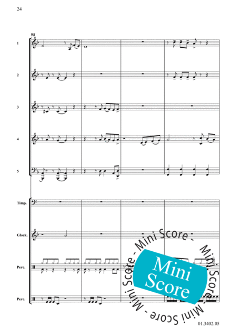 The Great Beethoven Bonanza Concert Band scores gallery preview page 28