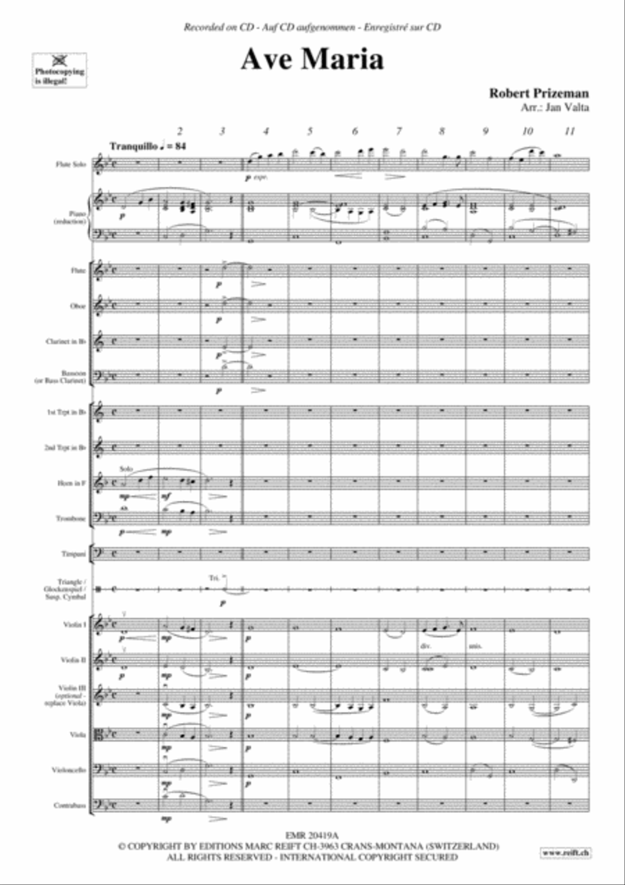 Ave Maria Orchestra scores gallery preview page 3
