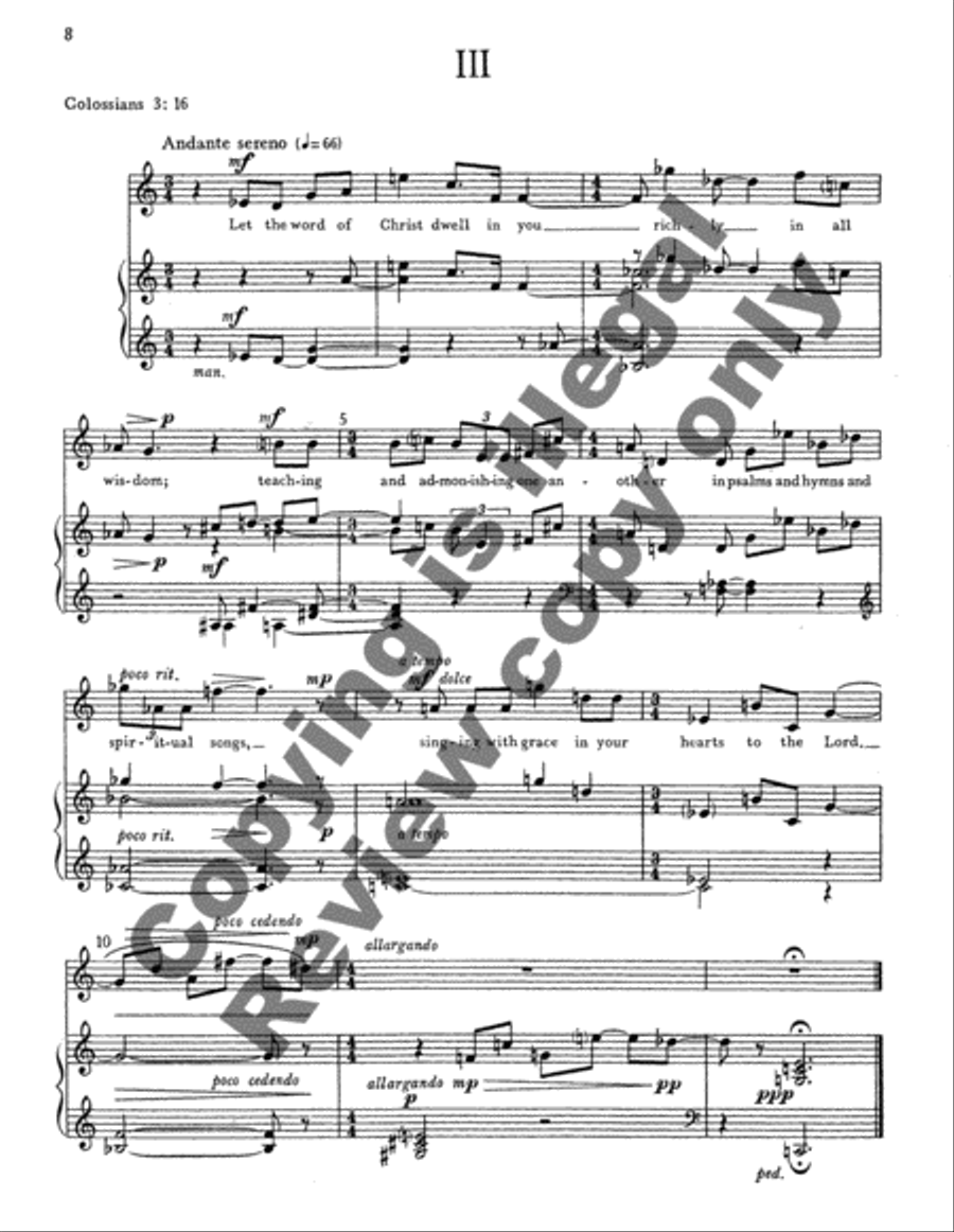 Letters from Saint Paul Chamber Music scores gallery preview page 5