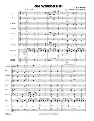 Book cover for On Wisconsin! - Full Score
