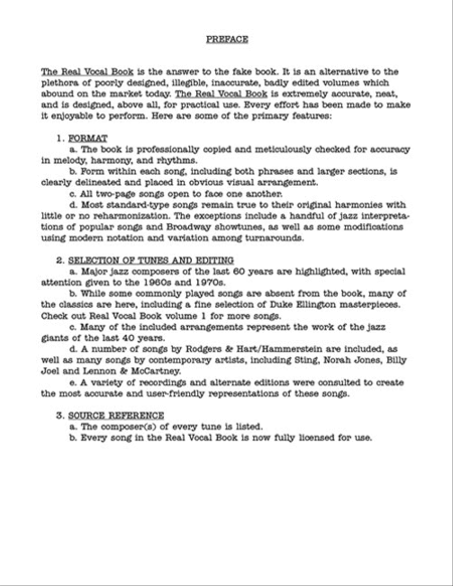 The Real Vocal Book – Volume II Voice scores gallery preview page 2