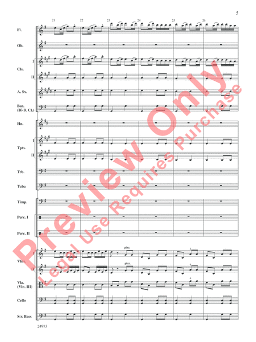 Capriccio Espagnol Full Orchestra scores gallery preview page 6