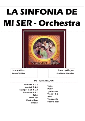 Intercant La Sinfonia de mi ser - Orchestra - Set of Parts