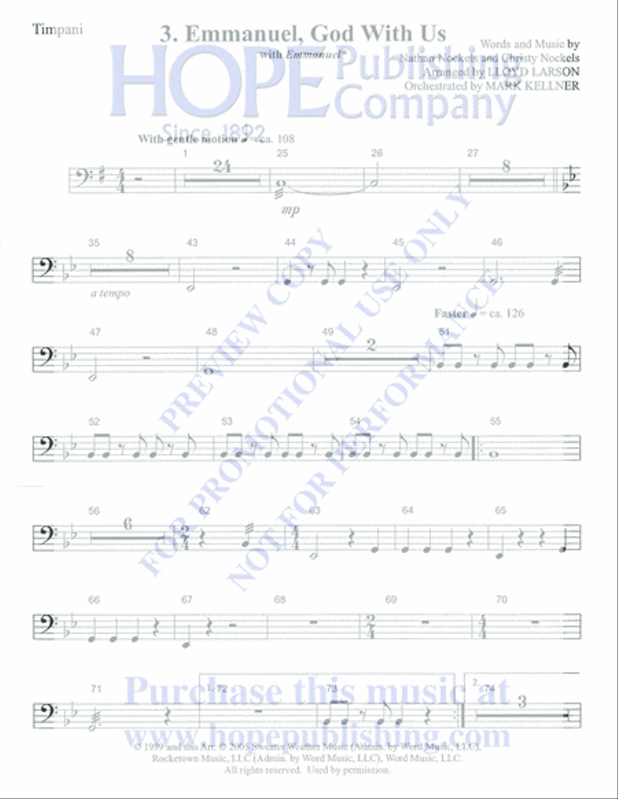 Emmanuel Emmanuel Orchestra scores gallery preview page 293