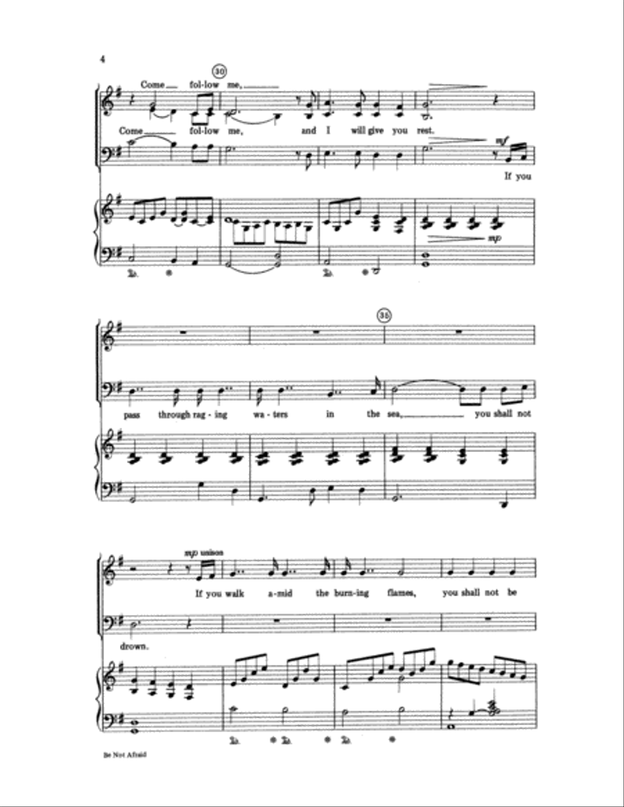 Be Not Afraid 3-Part scores gallery preview page 4