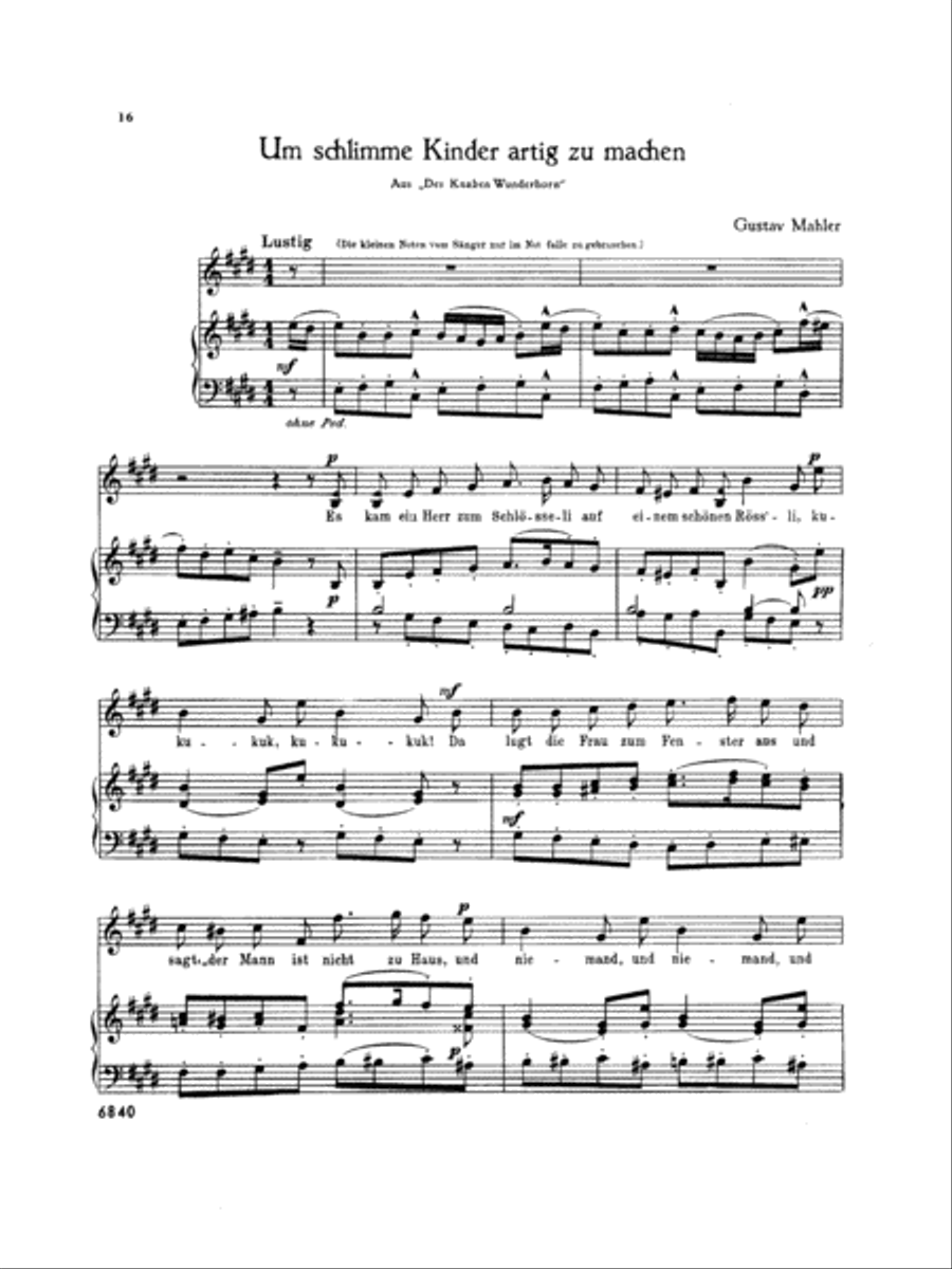 Mahler: Fourteen Songs including Nine from 