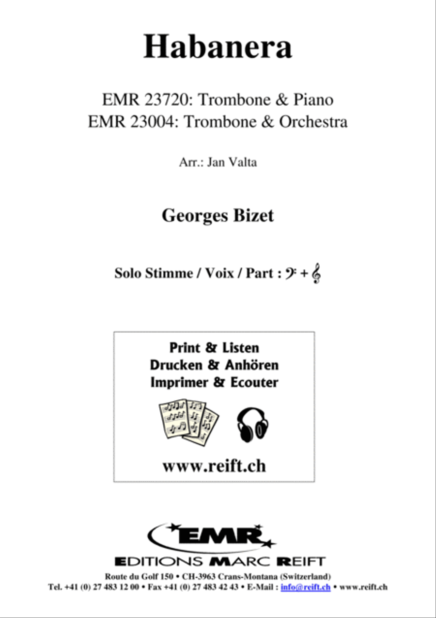 Habanera Piano Accompaniment scores gallery preview page 2
