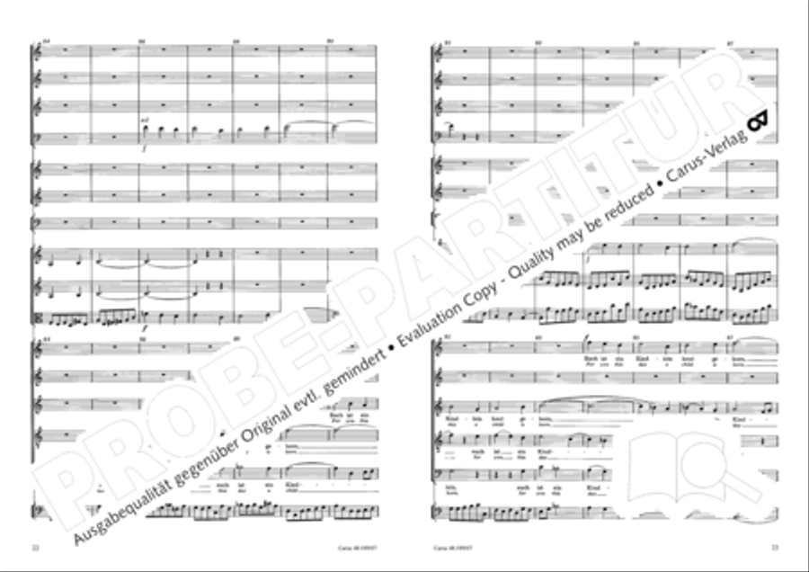 From heav'n on high (Vom Himmel hoch) SSATB scores gallery preview page 13