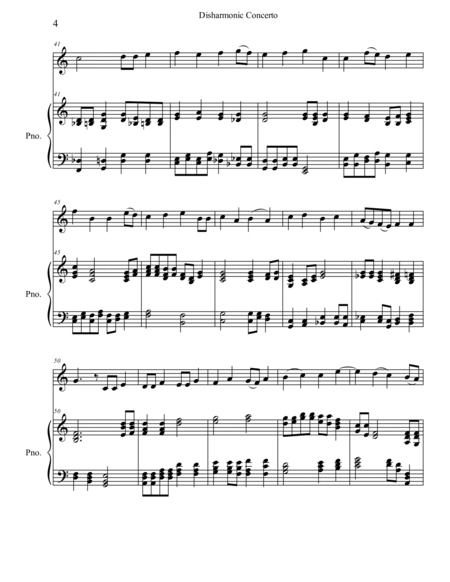 Disharmonic Concerto (Opus 634) Oboe/Piano Duet image number null