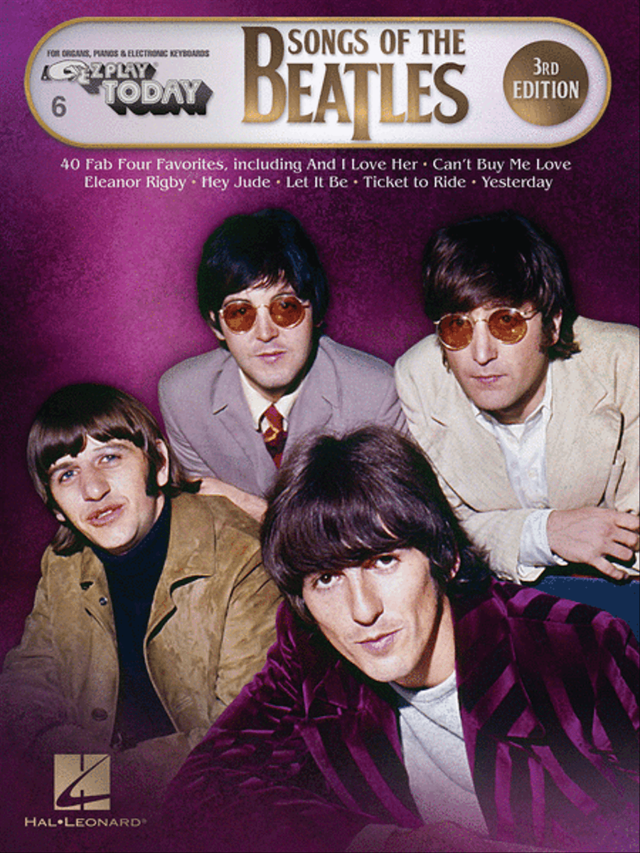 Songs of the Beatles - 3rd Edition Electronic Keyboard scores gallery preview page 1