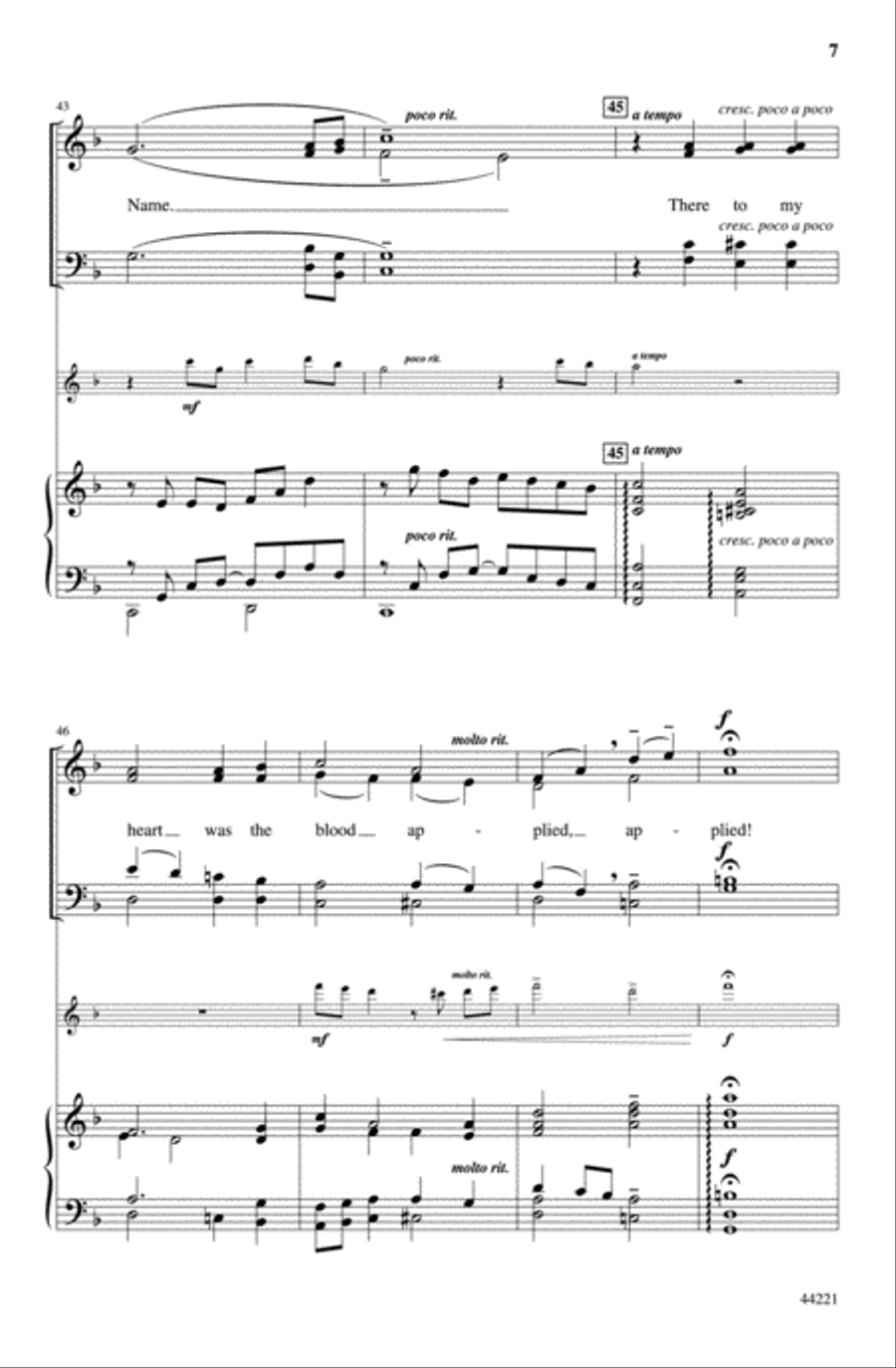 Glory to His Name 4-Part scores gallery preview page 6