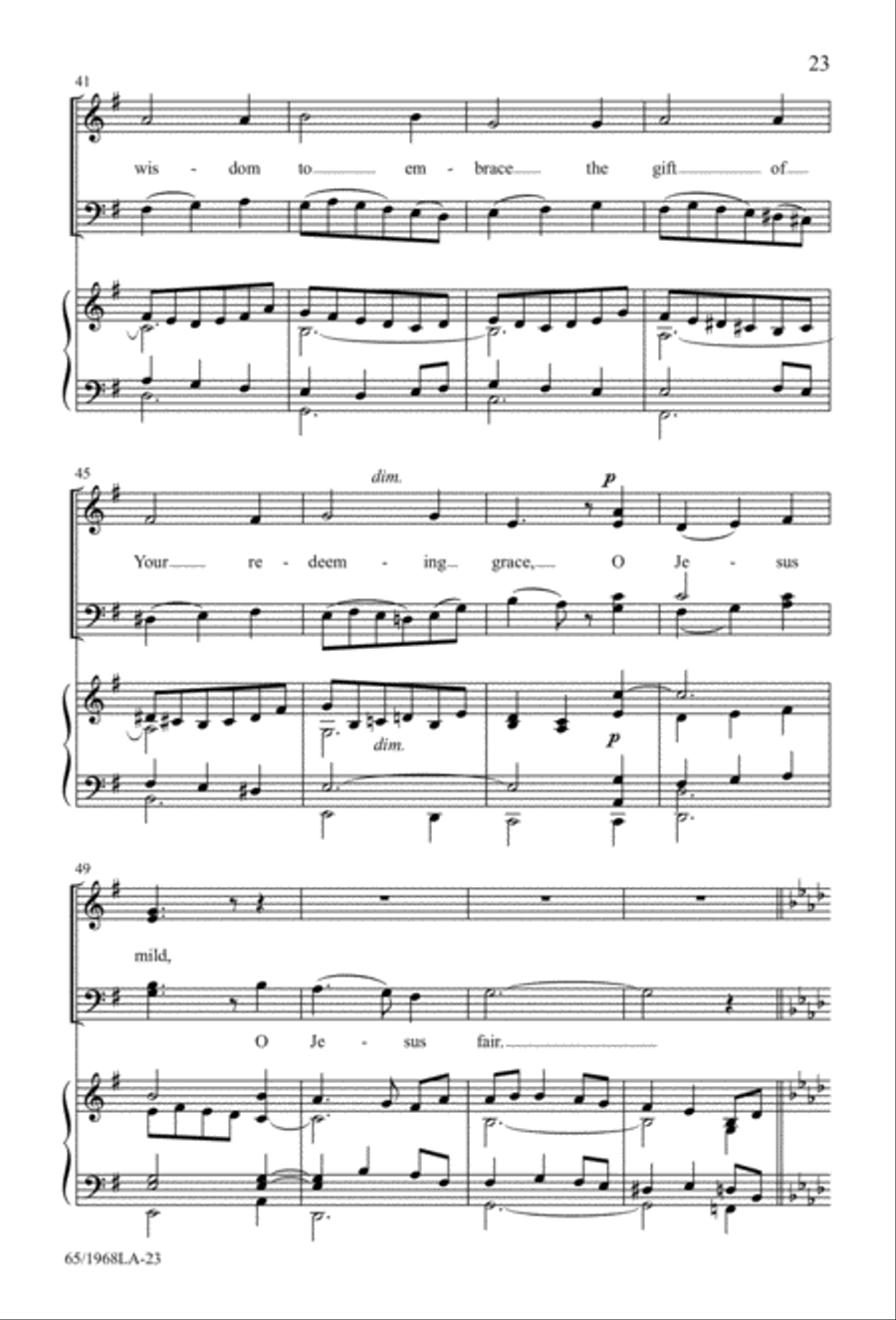 The Word Made Flesh 4-Part scores gallery preview page 25