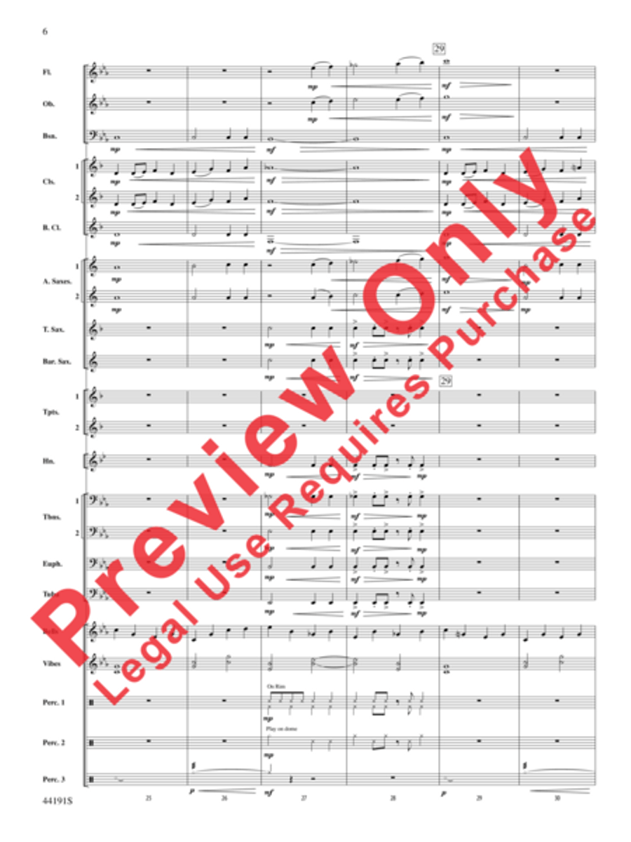 Fireball! Concert Band scores gallery preview page 7