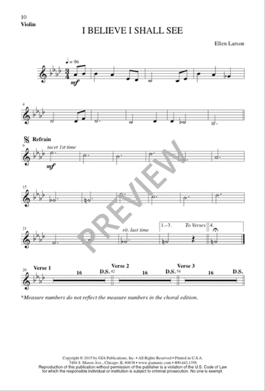 I Believe I Shall See SA scores gallery preview page 11