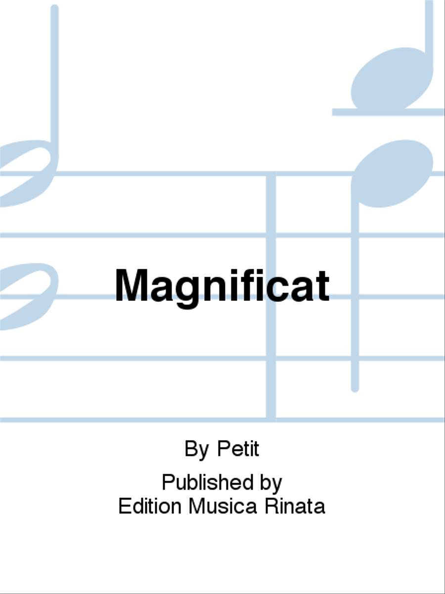 Magnificat Magnificat Choir scores gallery preview page 1