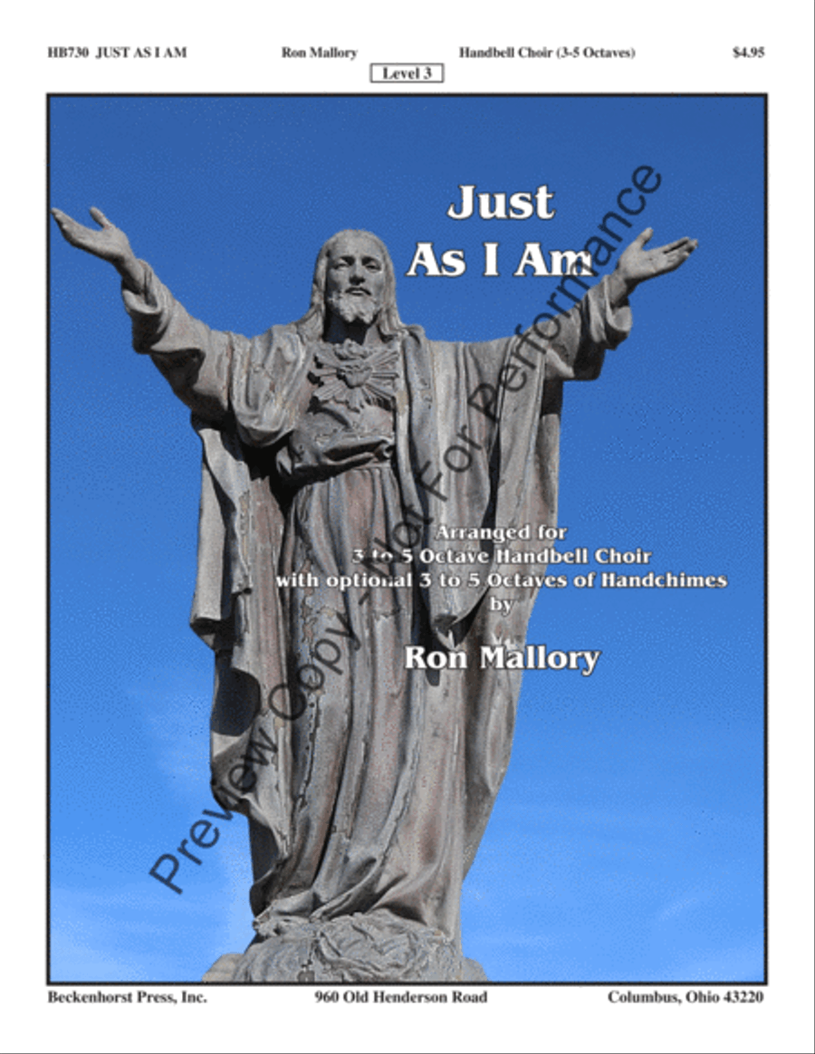 Just As I Am - Mallory 5-Octaves scores gallery preview page 2