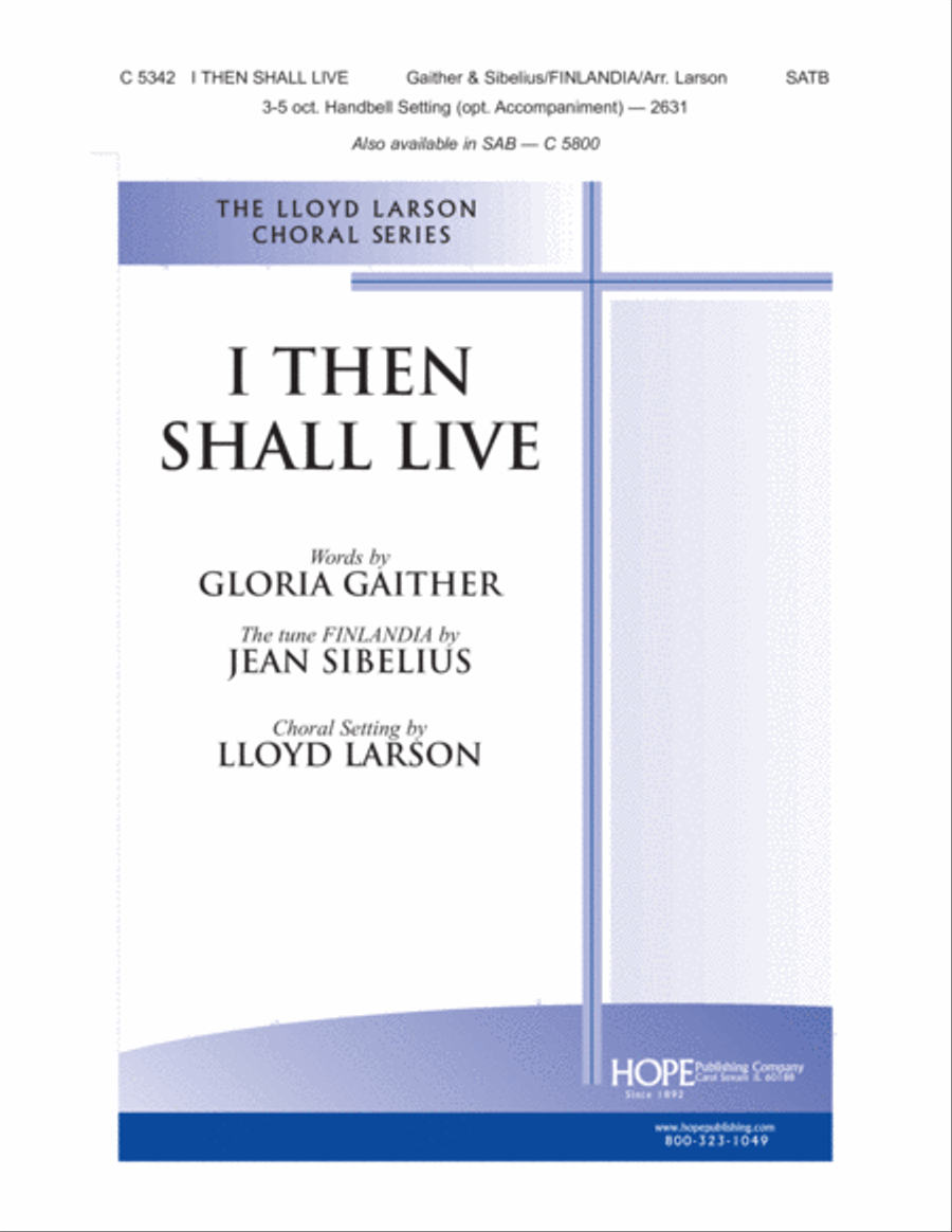 I Then Shall Live Choir scores gallery preview page 1