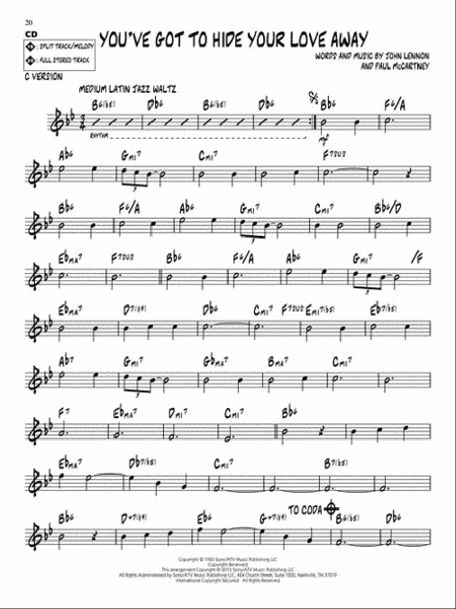 John Lennon John Lennon C Instrument scores gallery preview page 6