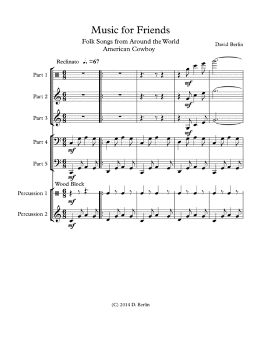 MUSIC FOR FRIENDS VOLUME 2 Concert Band scores gallery preview page 4